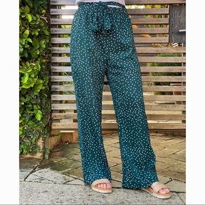 Sale Forest Green Wide Leg Trousers